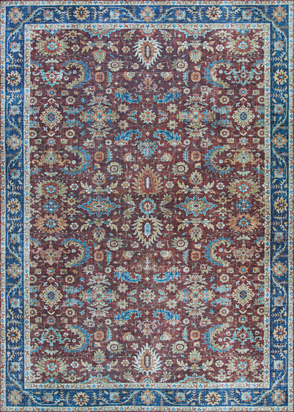 PASHA 4693 Digitally Printed Synthetic Blend INDOOR Area Rug By Couristan Rugs