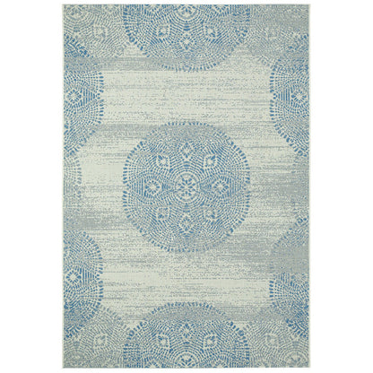 Finesse-Mandala Synthetic Blend Indoor Area Rug by Capel Rugs