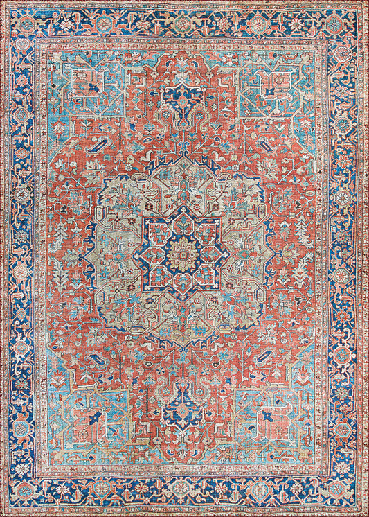 PASHA 4748 Digitally Printed Synthetic Blend INDOOR Area Rug By Couristan Rugs