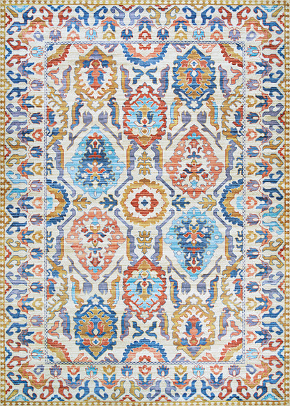 PASHA 5076 Digitally Printed Synthetic Blend INDOOR Area Rug By Couristan Rugs