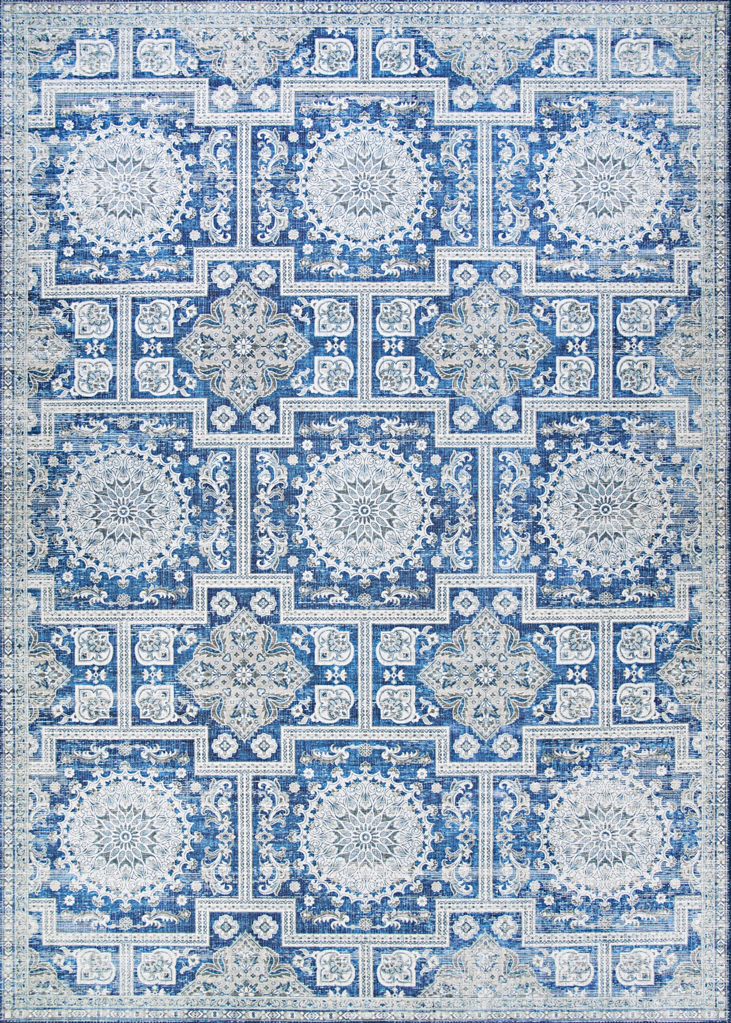 PASHA 5077 Digitally Printed Synthetic Blend INDOOR Area Rug By Couristan Rugs