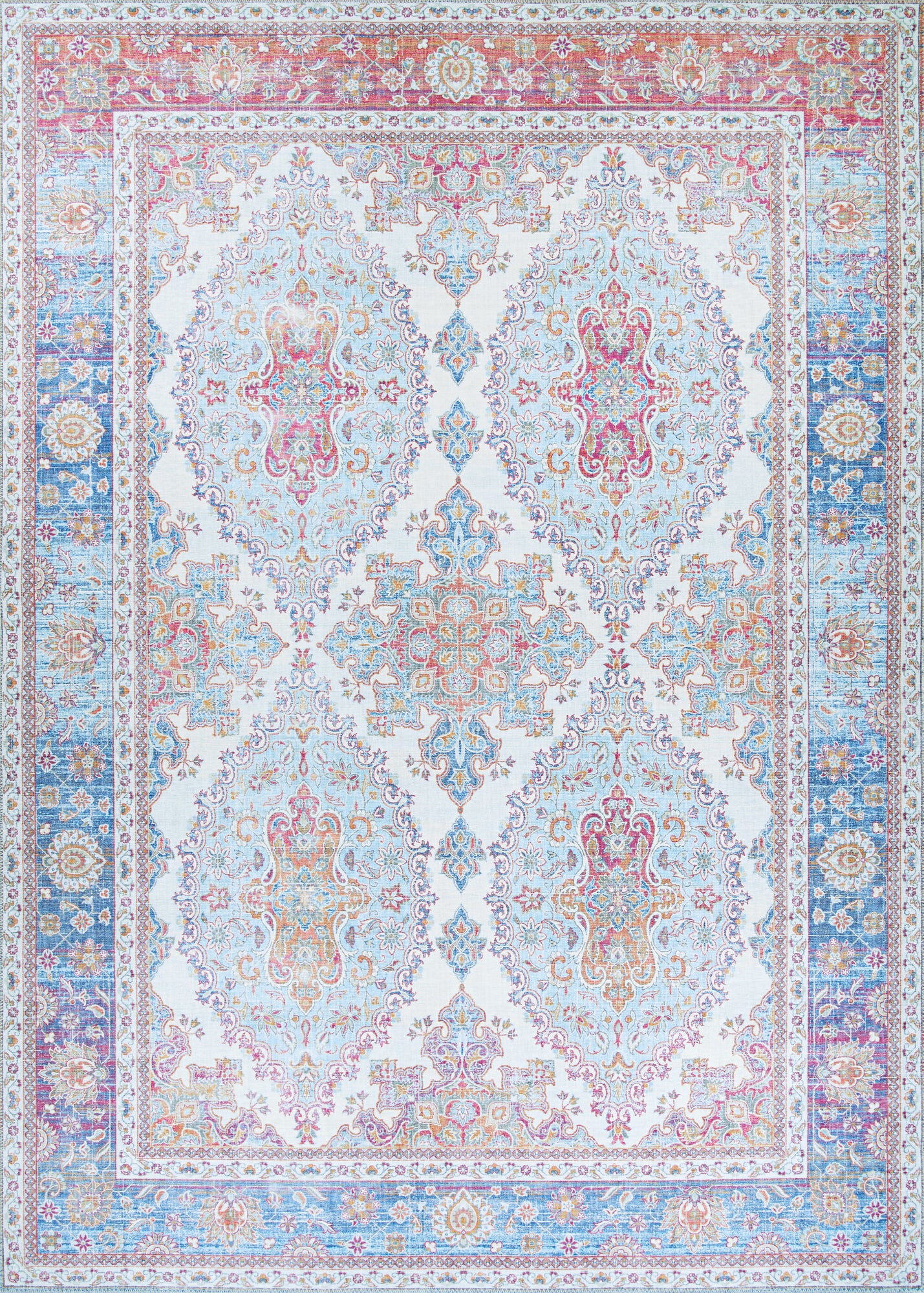 PASHA 5082 Digitally Printed Synthetic Blend INDOOR Area Rug By Couristan Rugs