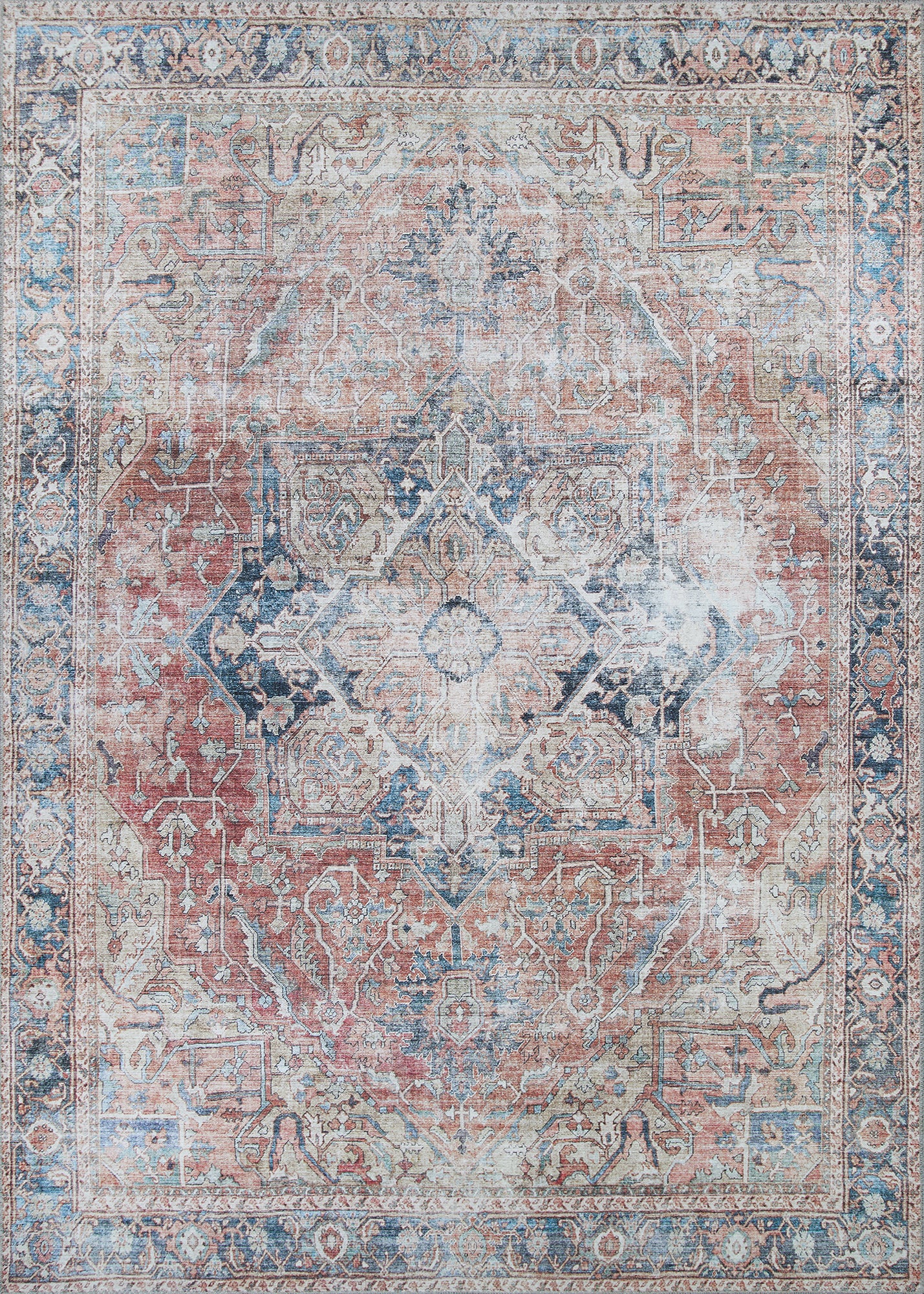 PASHA 5085 Digitally Printed Synthetic Blend INDOOR Area Rug By Couristan Rugs