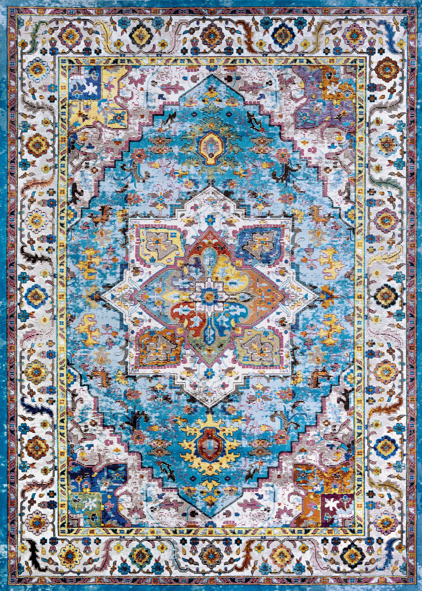 GYPSY A168 POWER-LOOMED Synthetic Blend INDOOR Area Rug By Couristan Rugs