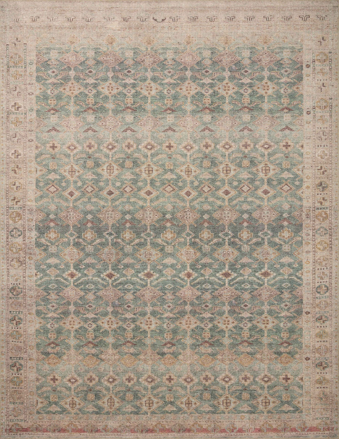 Loloi Aubrey AUB-02 Power Loomed Traditional Area Rug by Angela Rose x Loloi
