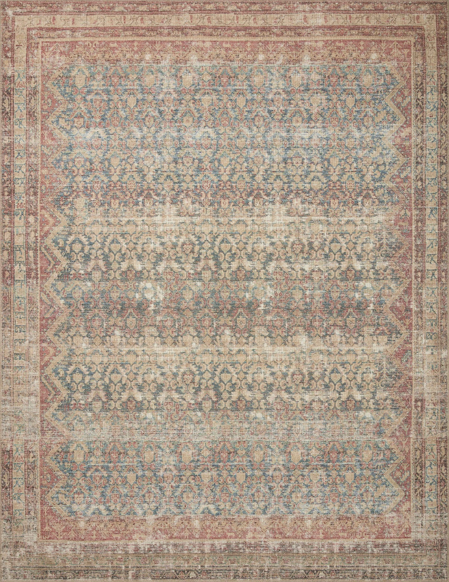 Loloi Aubrey AUB-03 Power Loomed Traditional Area Rug by Angela Rose x Loloi