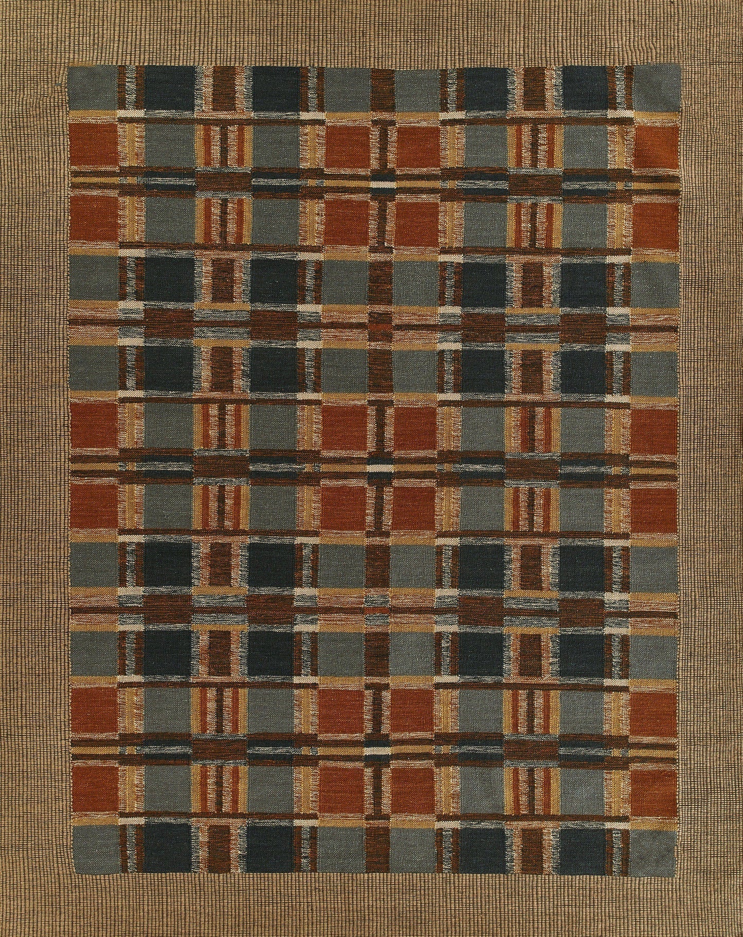 Momeni Adobe Geometric Hand Woven Transitional Rectangle Indoor Area Rug