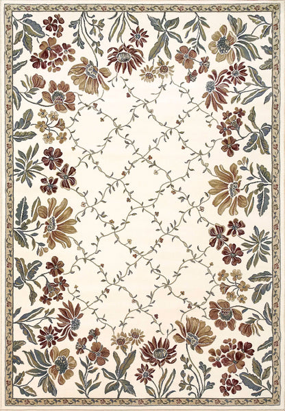 Dynamic ANCIENT GARDEN 57084 Machine-Made  Floral Transitional Area Rug