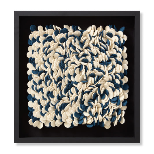 Loloi Blue Salter BBSLT Woven Textural Wall Art by Loloi