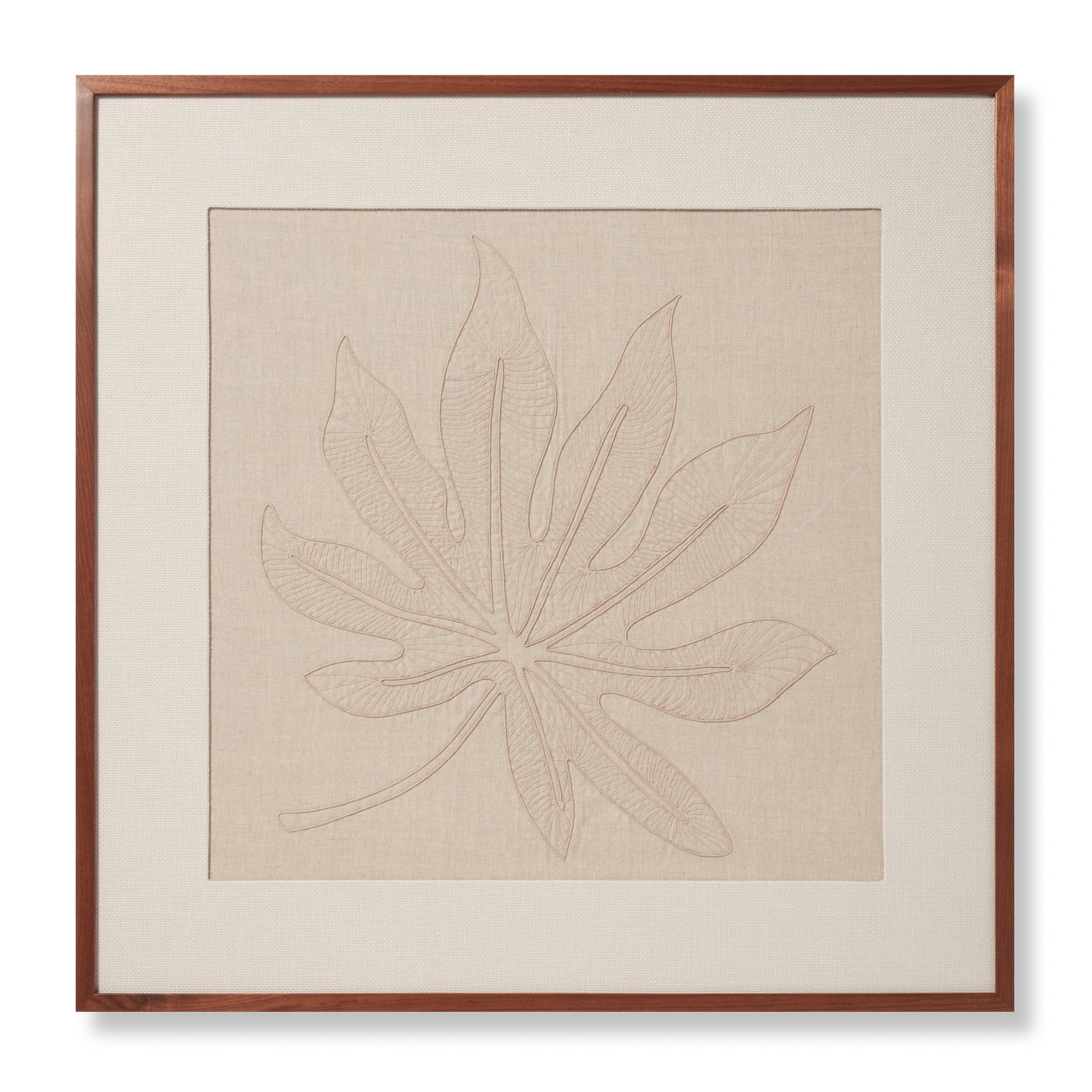 Loloi Schefflera SCHEF Embroidered Illustrative Wall Art by Loloi