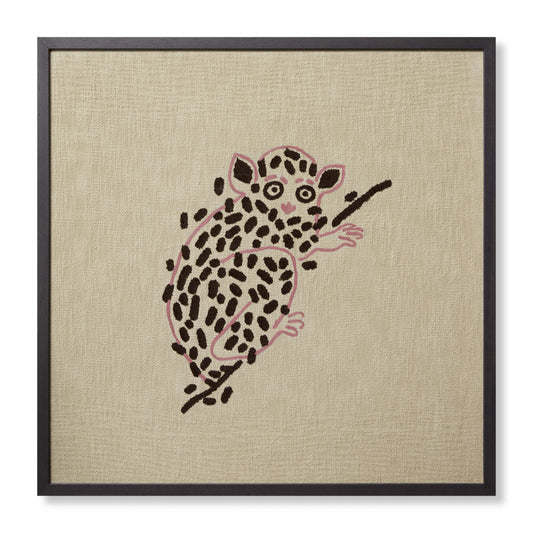 Loloi Lucky Lemur LUCKX Woven Illustrative Wall Art by Loloi