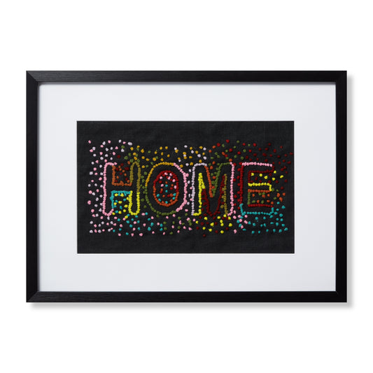 Loloi Down Home DOWNH Embroidered Illustrative Wall Art by Loloi