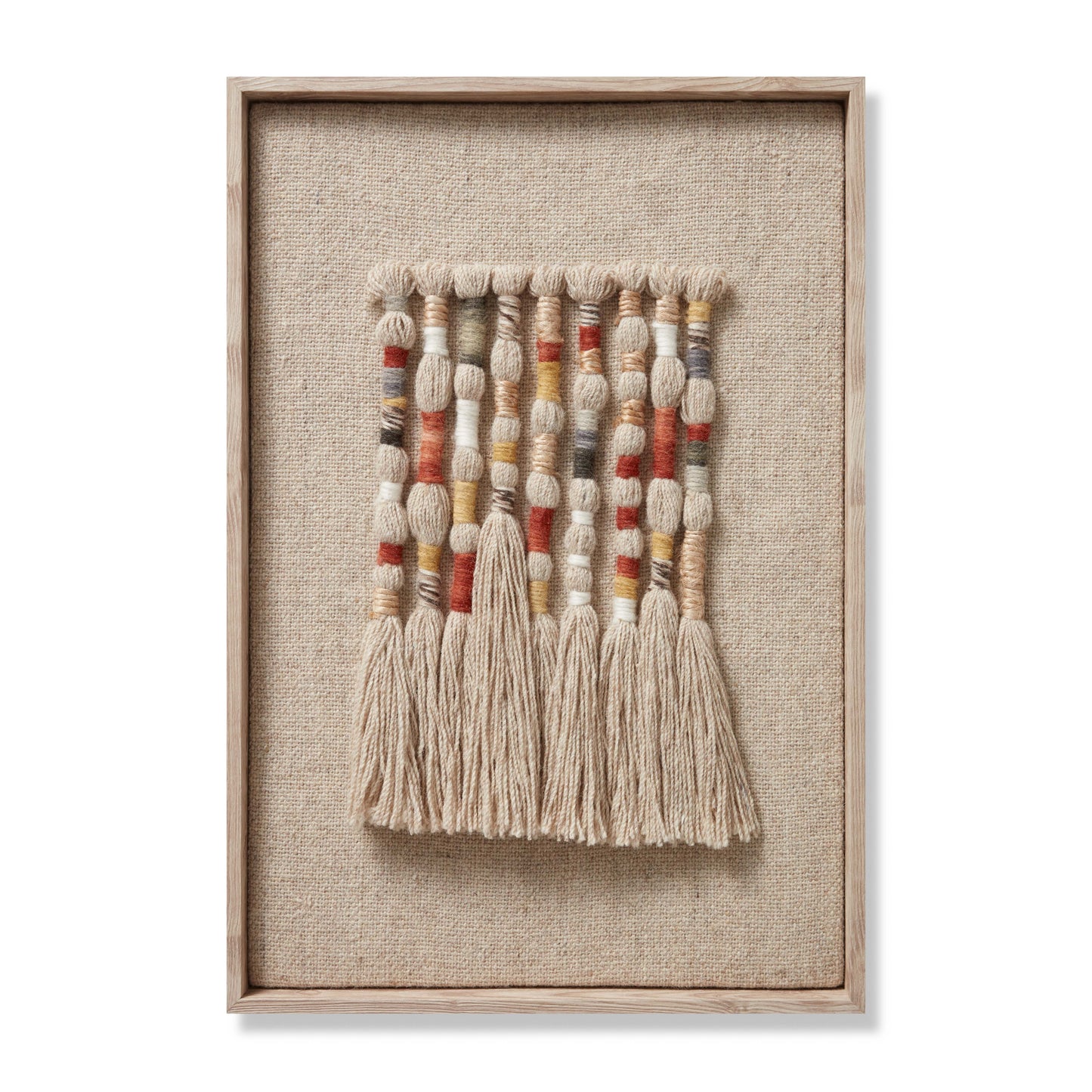 Loloi Vetiver VETIV Embroidered Global/Ethnic Wall Art by Loloi