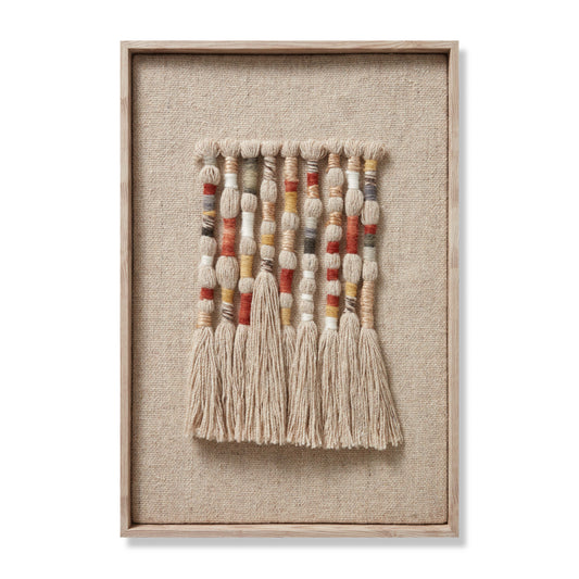 Loloi Vetiver VETIV Embroidered Global/Ethnic Wall Art by Loloi