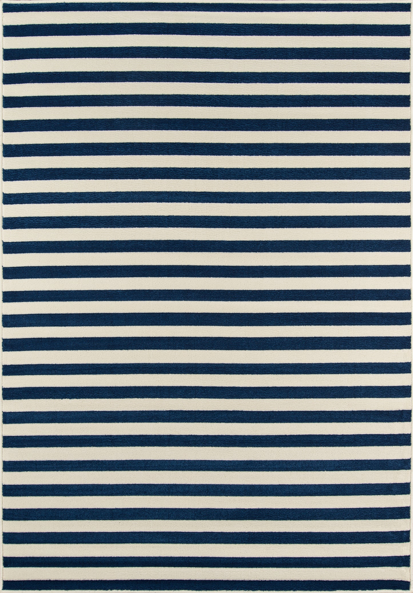 Momeni Baja Striped Machine Made Contemporary Rectangle Indoor/Outdoor Area Rug