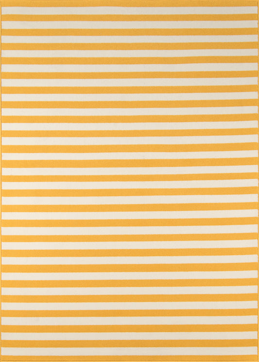 Momeni Baja Striped Machine Made Contemporary Rectangle Indoor/Outdoor Area Rug