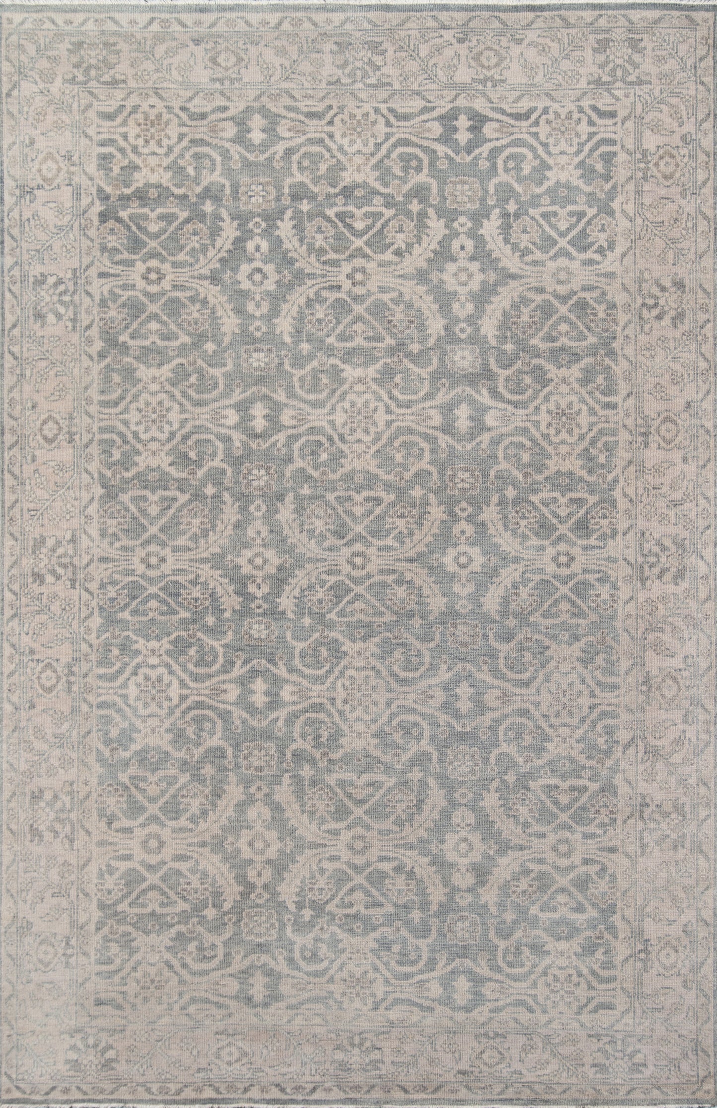 Momeni Banaras Oriental Hand Knotted Traditional Rectangle Indoor Area Rug