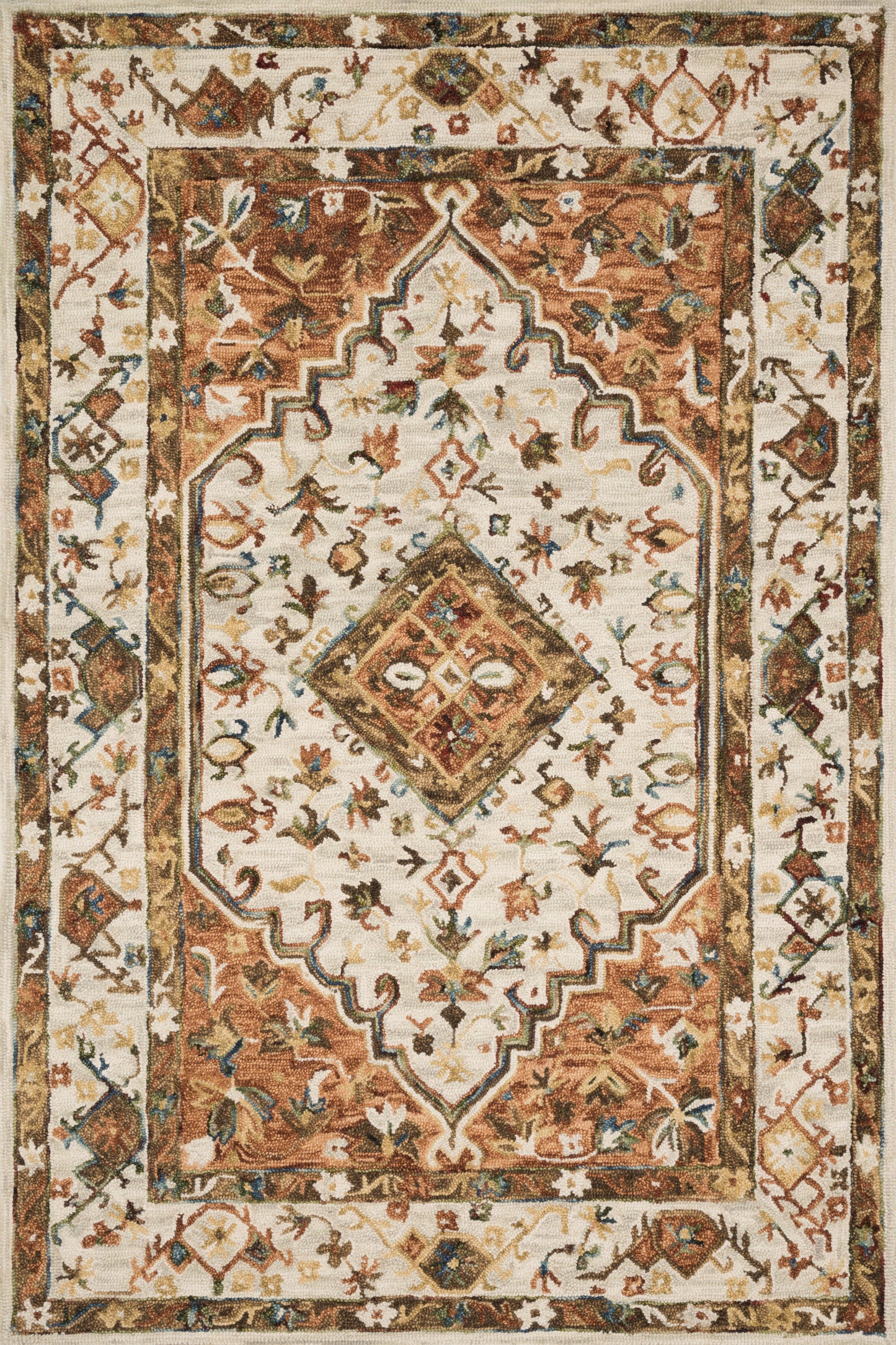 Loloi Beatty BEA-01 Hooked Traditional Area Rug by Loloi II