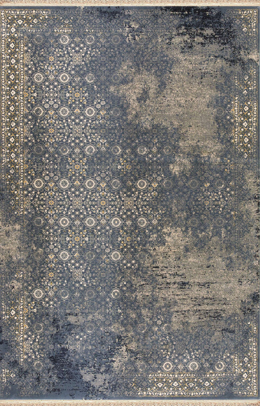 Dynamic BRILLIANT 72403 Machine-Made  Distressed Traditional Area Rug