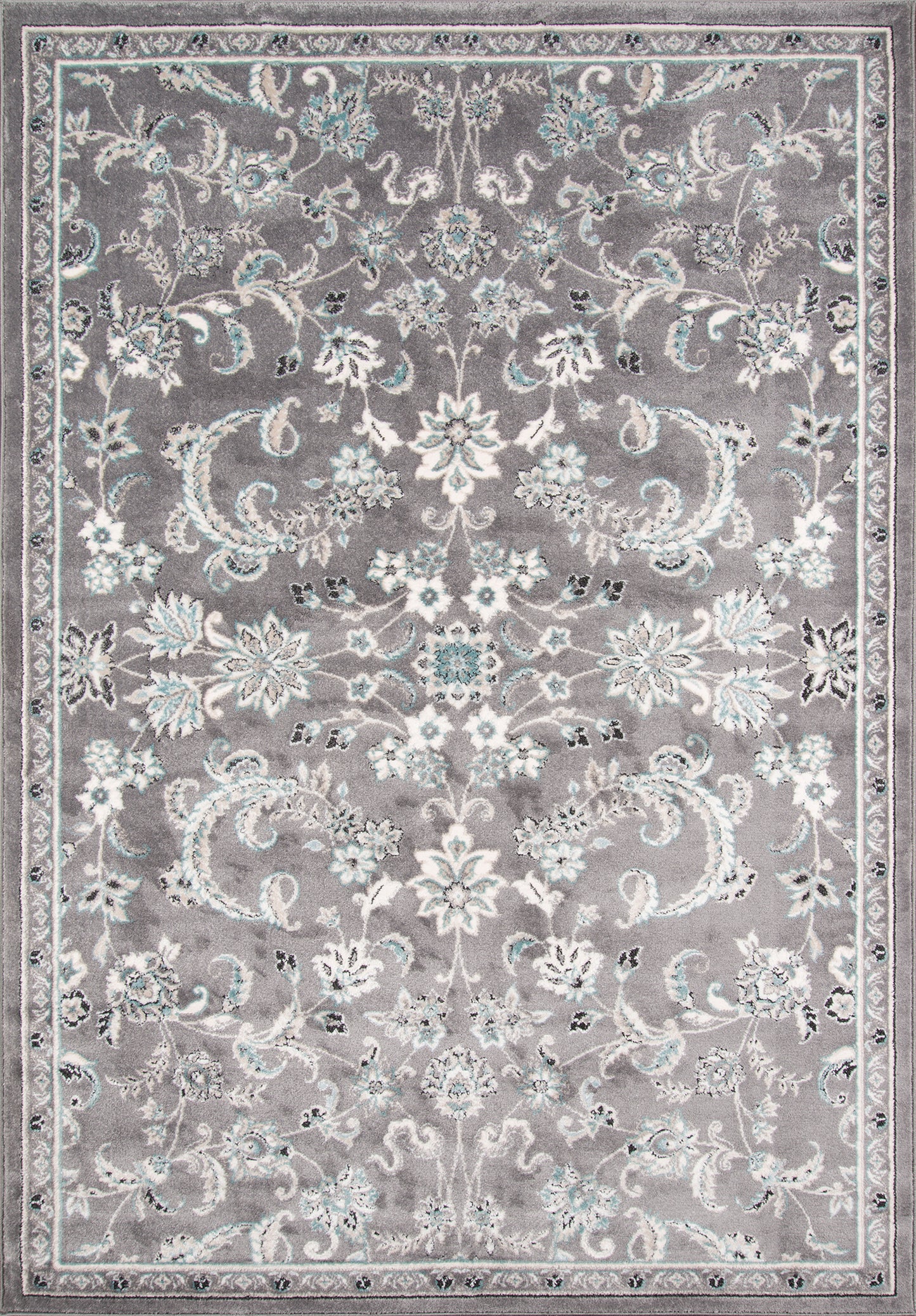 Momeni Brooklyn Heights Floral Machine Made Transitional Rectangle Indoor Area Rug