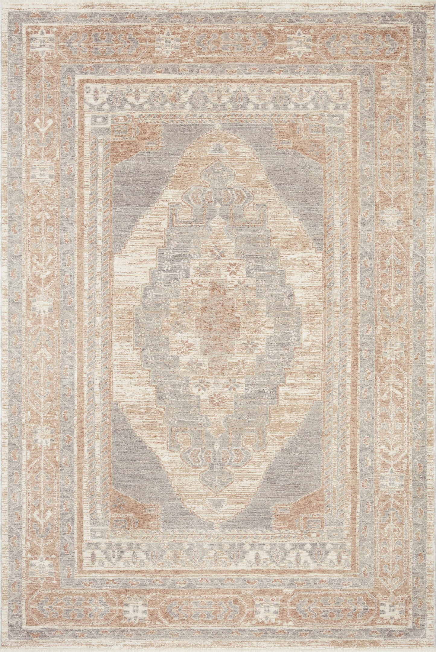 Loloi Carlisle CAR-06 Power Loomed Traditional Area Rug by Magnolia Home by Joanna Gaines x Loloi