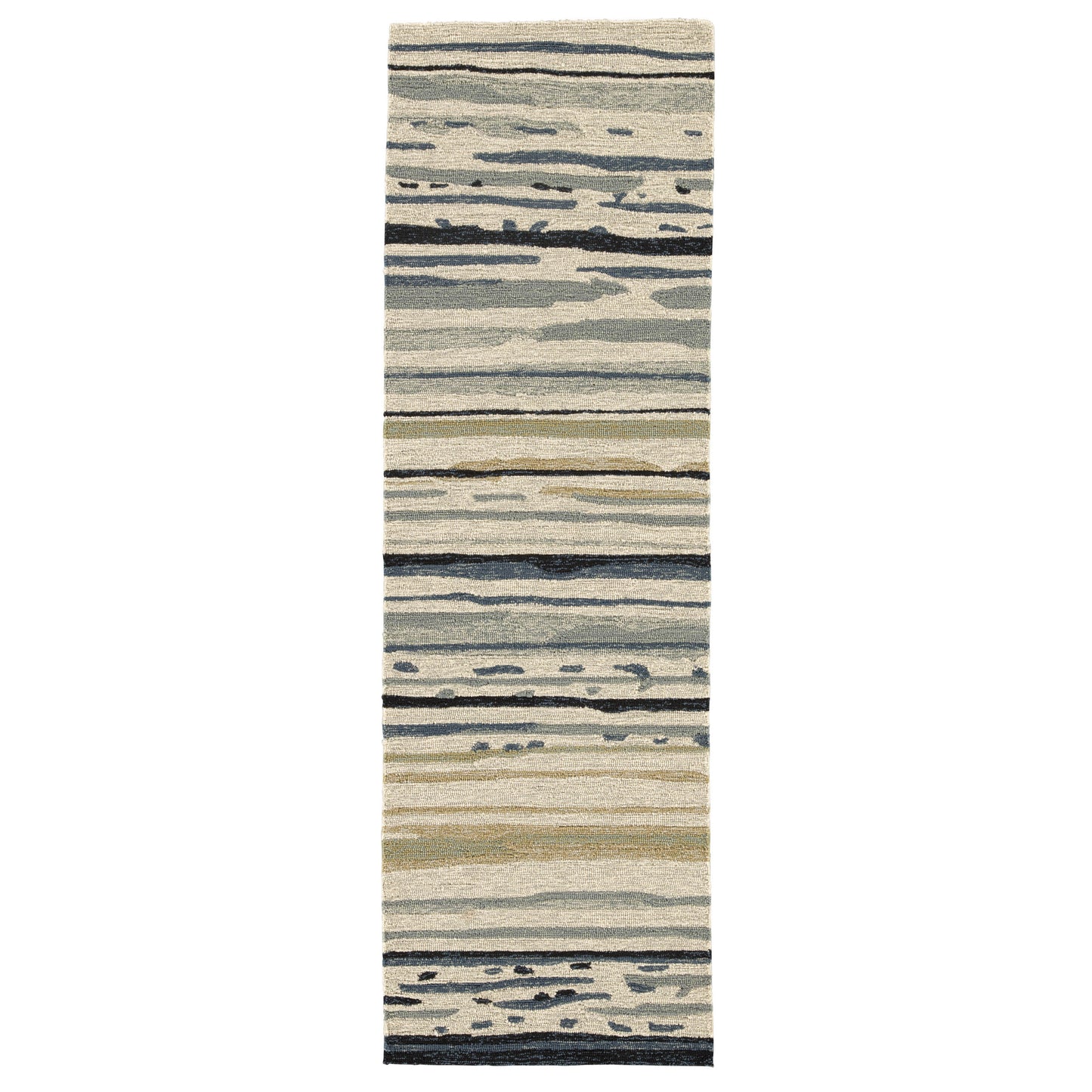 Colours Sketchy Lines Handmade Synthetic Blend Outdoor Area Rug From Jaipur Living