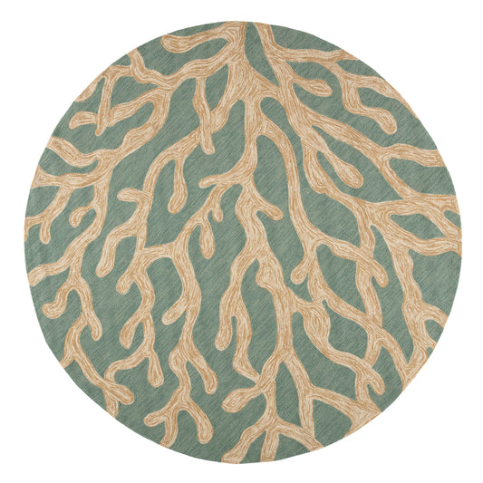 Coastal Lagoon Coral Handmade Synthetic Blend Outdoor Area Rug From Jaipur Living