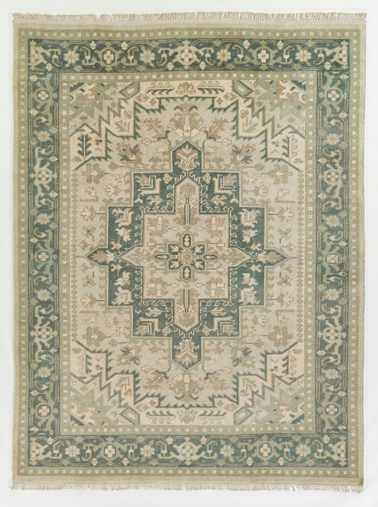 Momeni Concord Medallion Hand Knotted Traditional Rectangle Indoor Area Rug