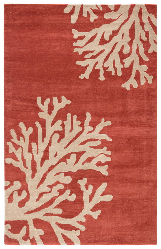 Coastal Seaside Bough Handmade Wool Indoor Area Rug From Jaipur Living