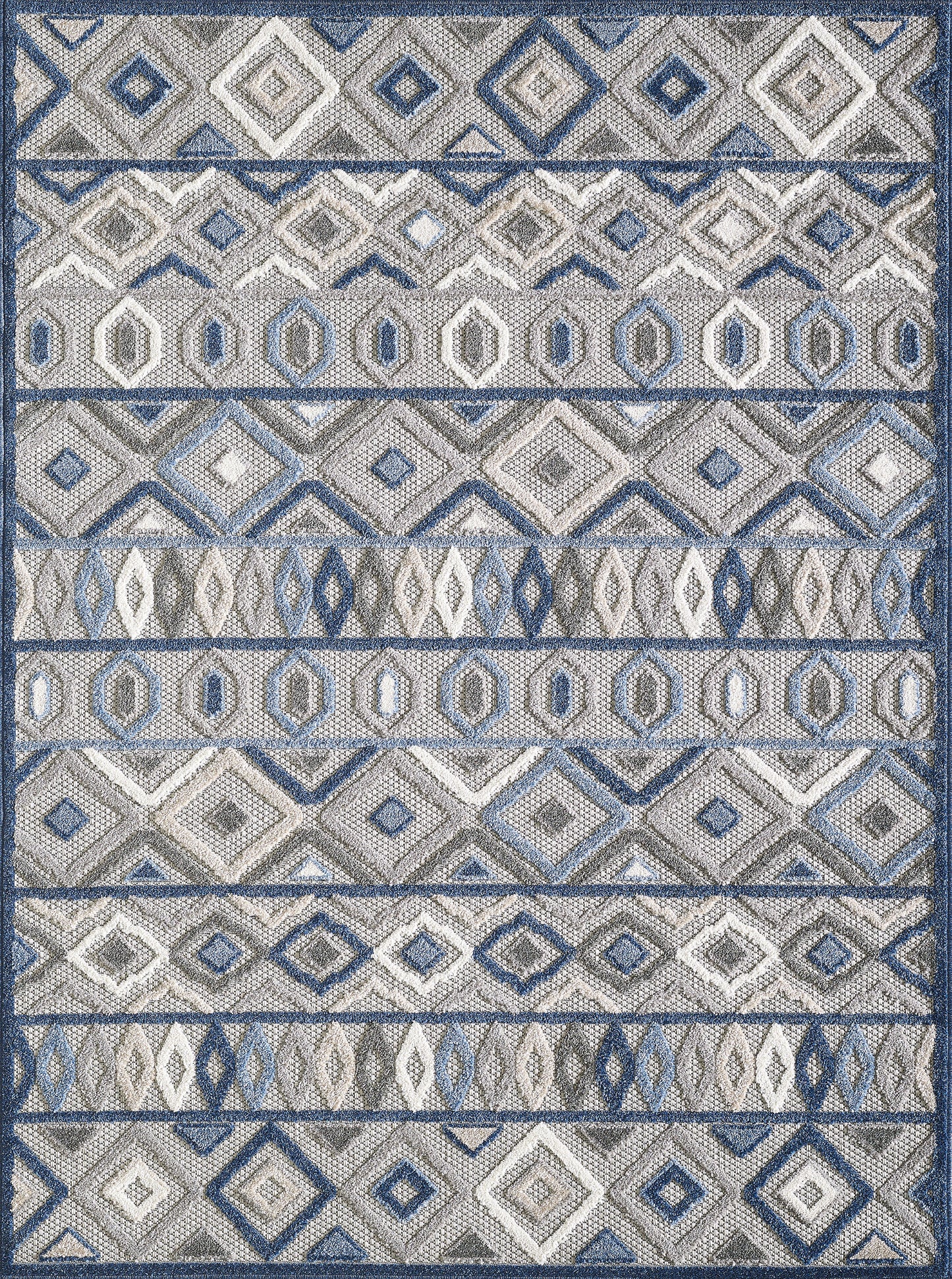 KAS Calla 692 Indoor/Outdoor Machine Woven Area Rug | Area Rug