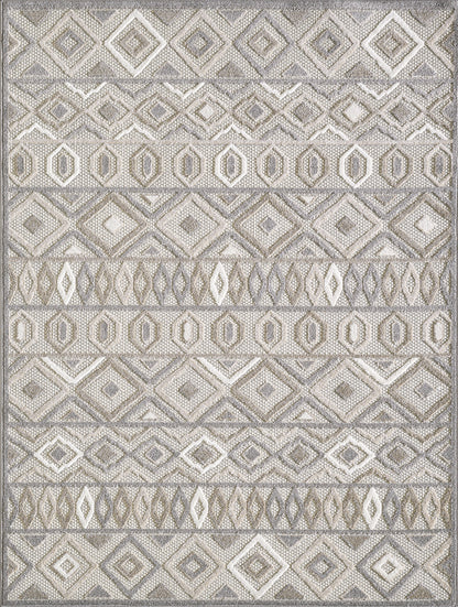 KAS Calla 692 Indoor/Outdoor Machine Woven Area Rug | Area Rug