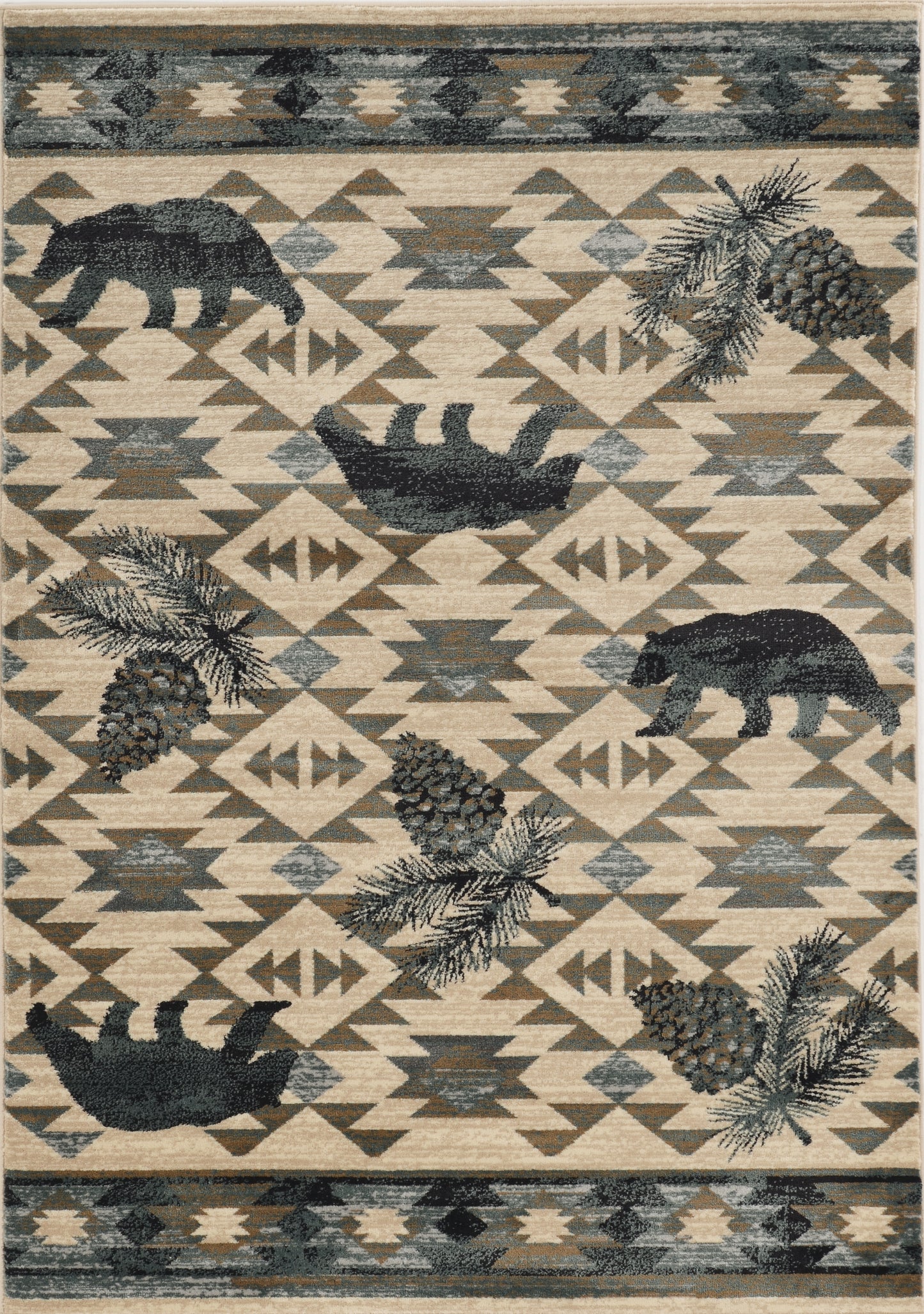 KAS Chester 563 Rustic & Lodge Machine Woven Area Rug | Area Rug