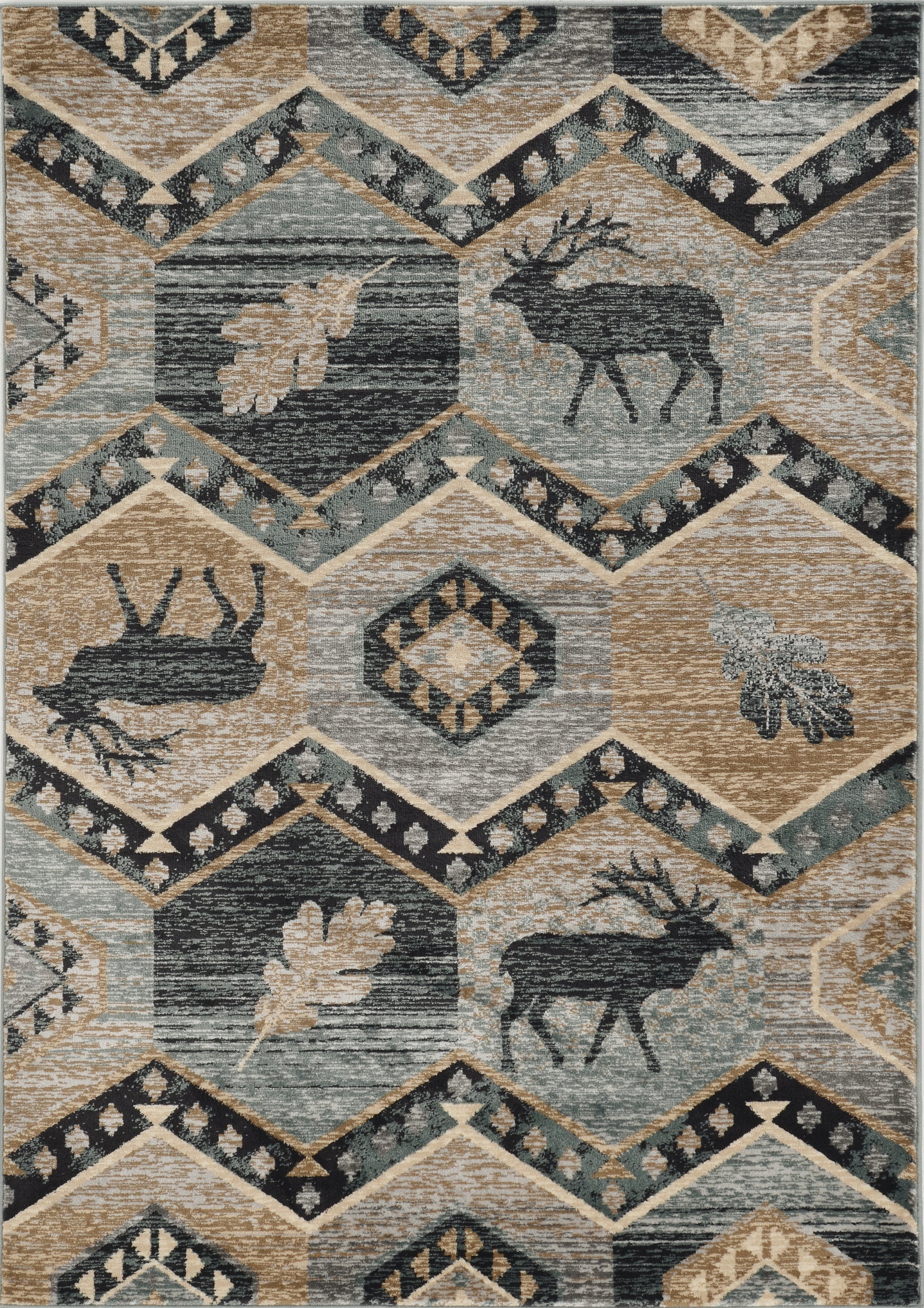 KAS Chester 563 Rustic & Lodge Machine Woven Area Rug | Area Rug