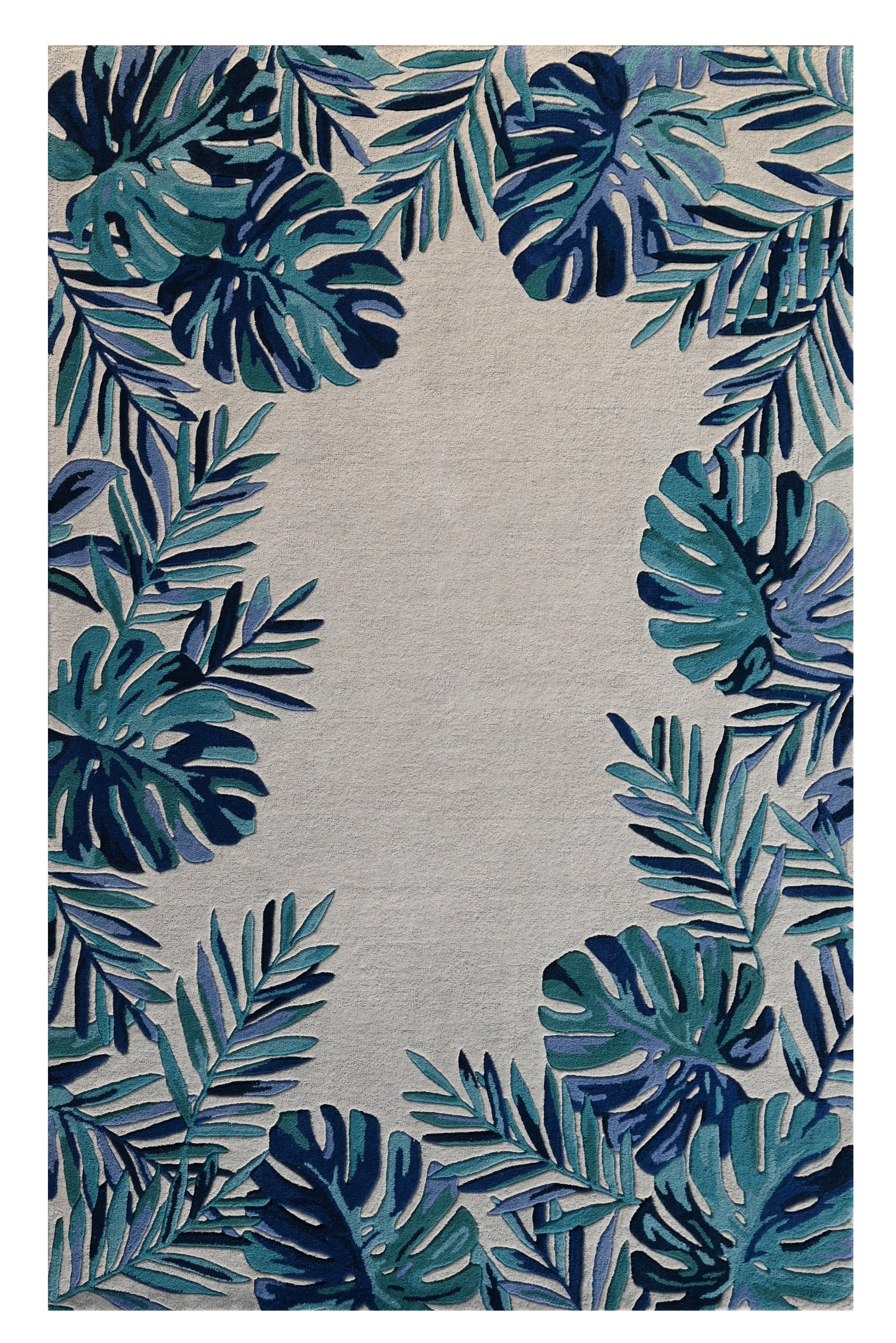 KAS Cove 300 Florals & Tropicals Hand Tufted Area Rug | Area Rug