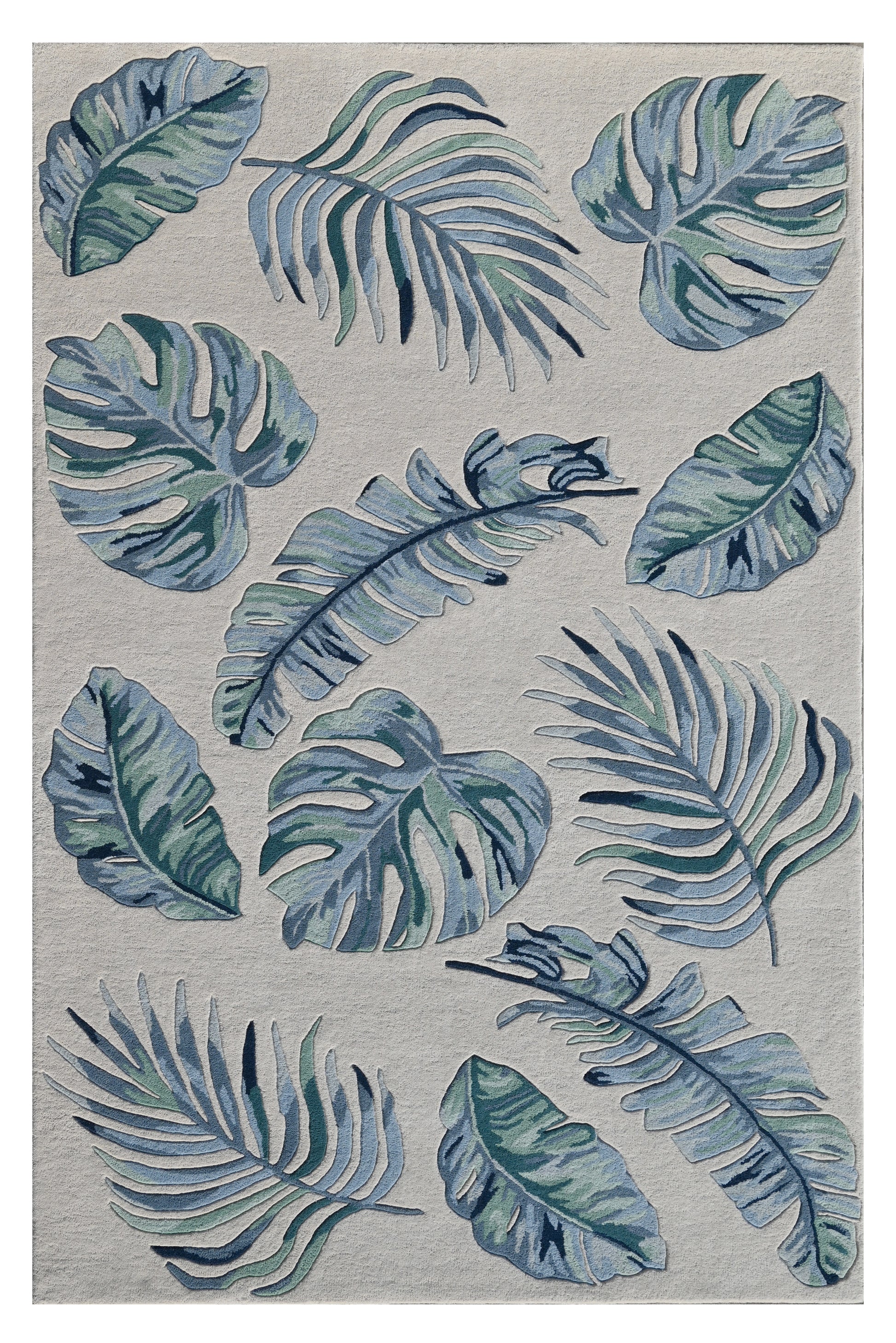 KAS Cove 300 Florals & Tropicals Hand Tufted Area Rug | Area Rug