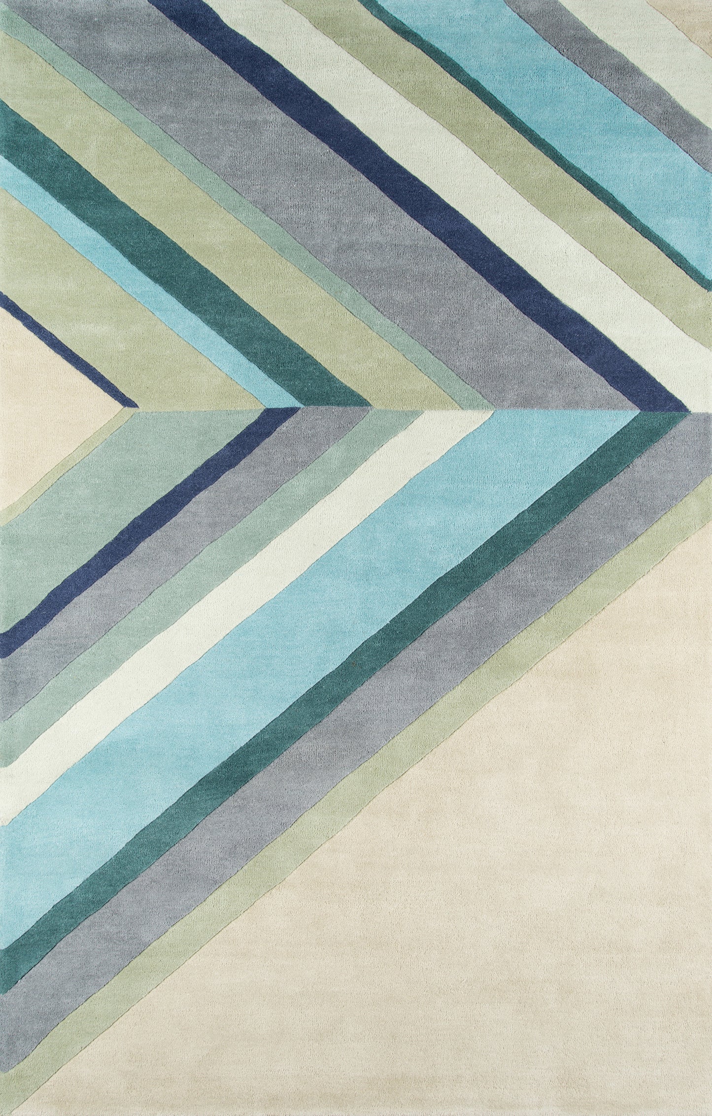 Momeni Delmar Striped Hand Tufted Contemporary Rectangle Indoor Area Rug