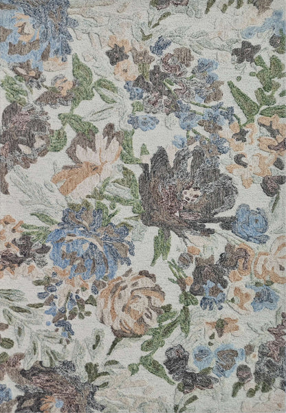 Dynamic DAISY 9080 Handmade Floral Transitional Area Rug | Area Rug