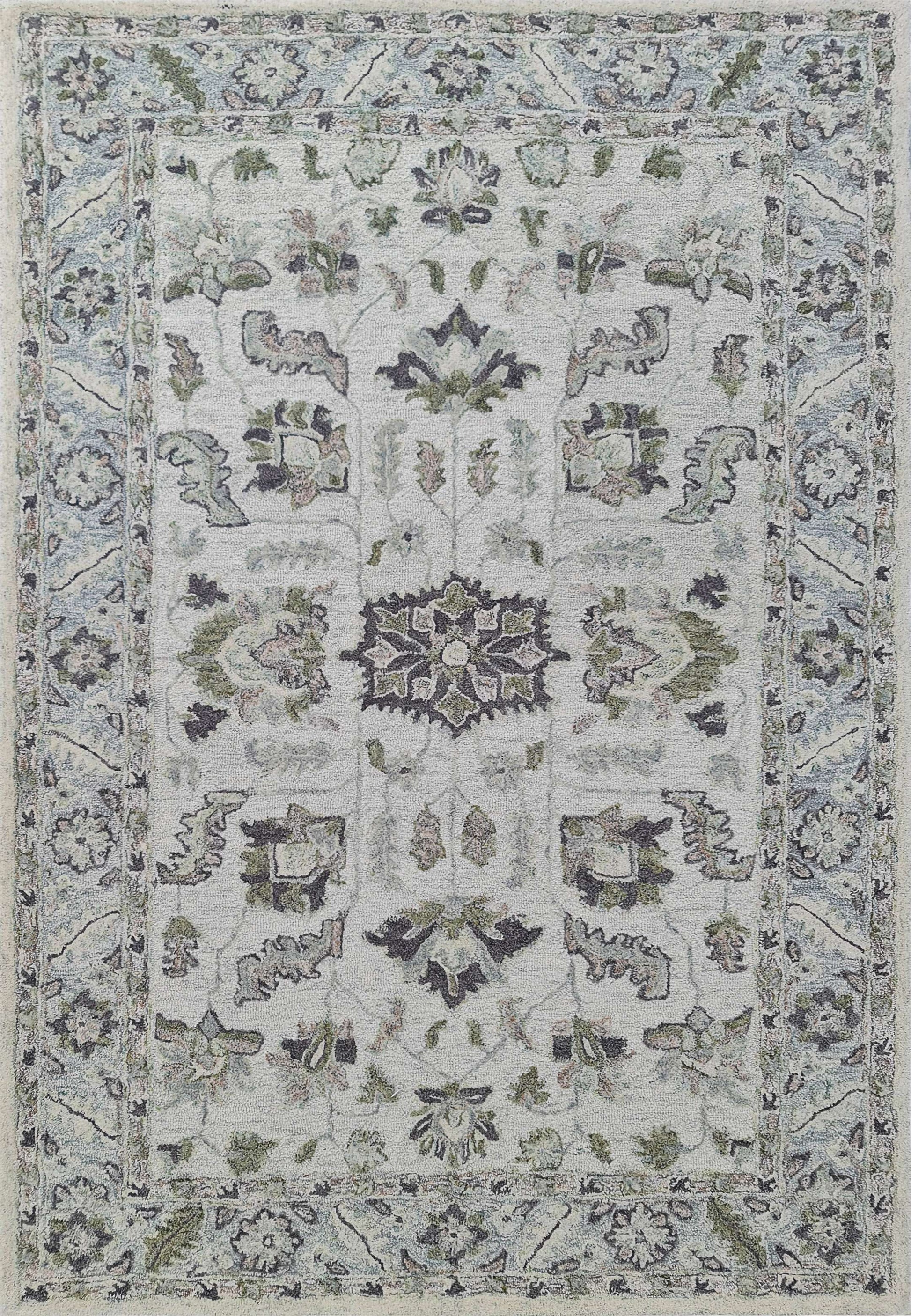 Dynamic DAISY 9083 Handmade Floral Transitional Area Rug | Area Rug