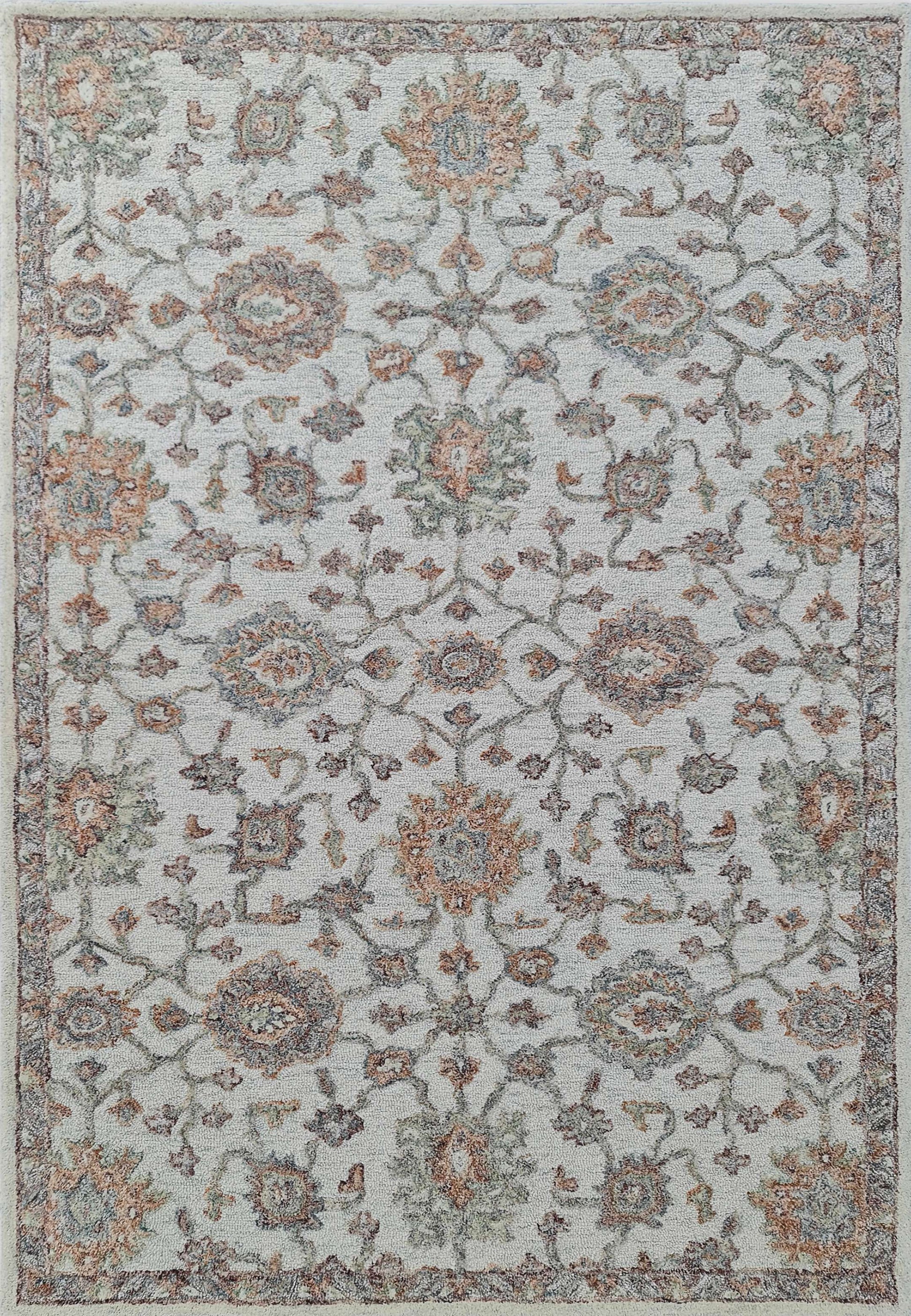 Dynamic DAISY 9084 Handmade Floral Transitional Area Rug | Area Rug