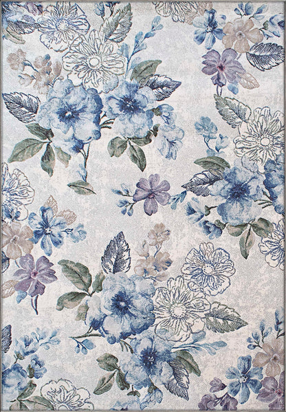 Dynamic ECLIPSE 63322 Machine-Made  Floral Transitional Area Rug | Area Rug