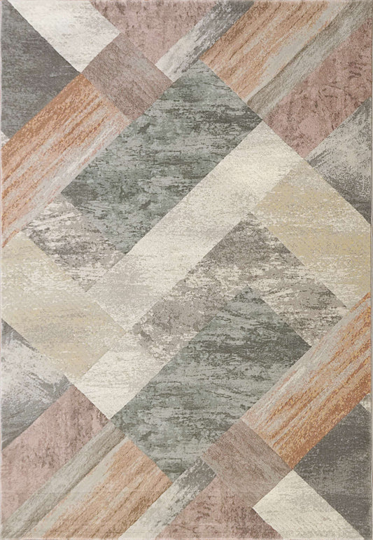 Dynamic ECLIPSE 63484 Machine-Made  Geometric Contemporary Area Rug | Area Rug