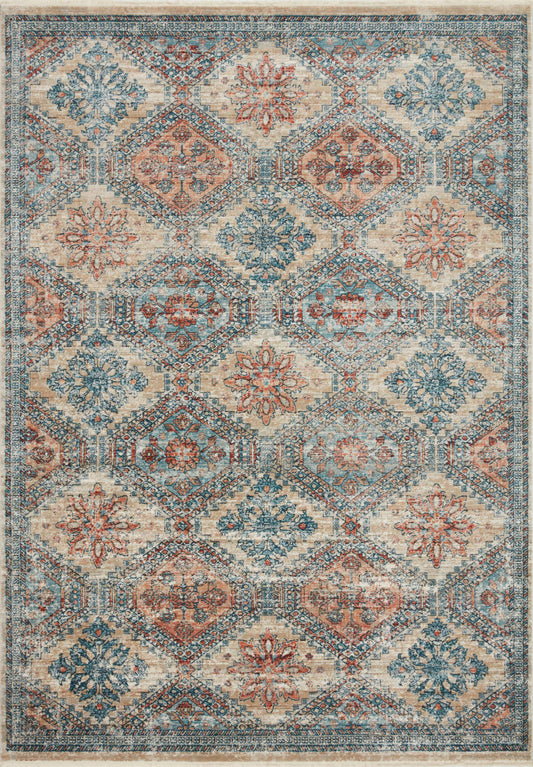 Loloi Elise ELI-02 Power Loomed Traditional Area Rug by Magnolia Home by Joanna Gaines x Loloi