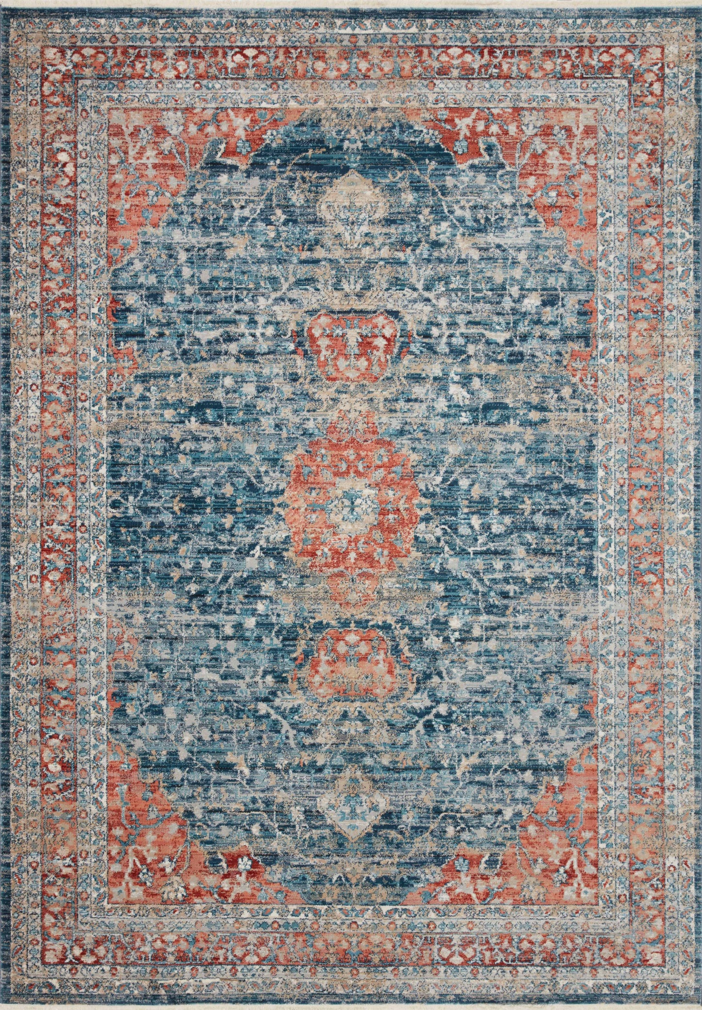 Loloi Elise ELI-05 Power Loomed Traditional Area Rug by Magnolia Home by Joanna Gaines x Loloi