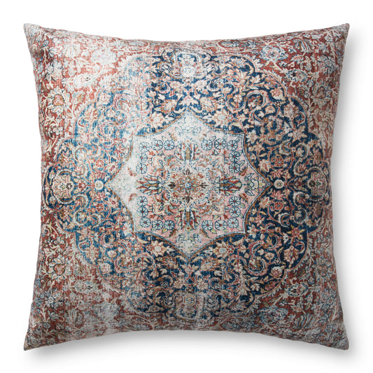 Loloi Floor Pillows FP0008 Machine Woven Traditional Pillow by Loloi