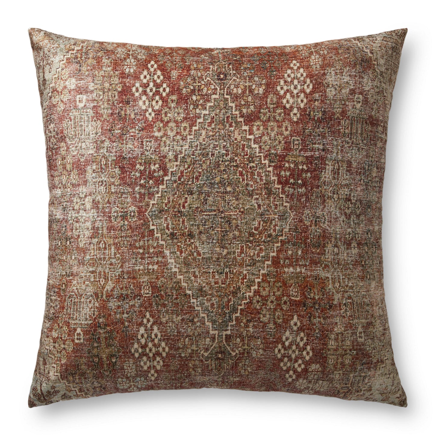 Loloi Floor Pillows FP0009 Machine Woven Traditional Pillow by Loloi