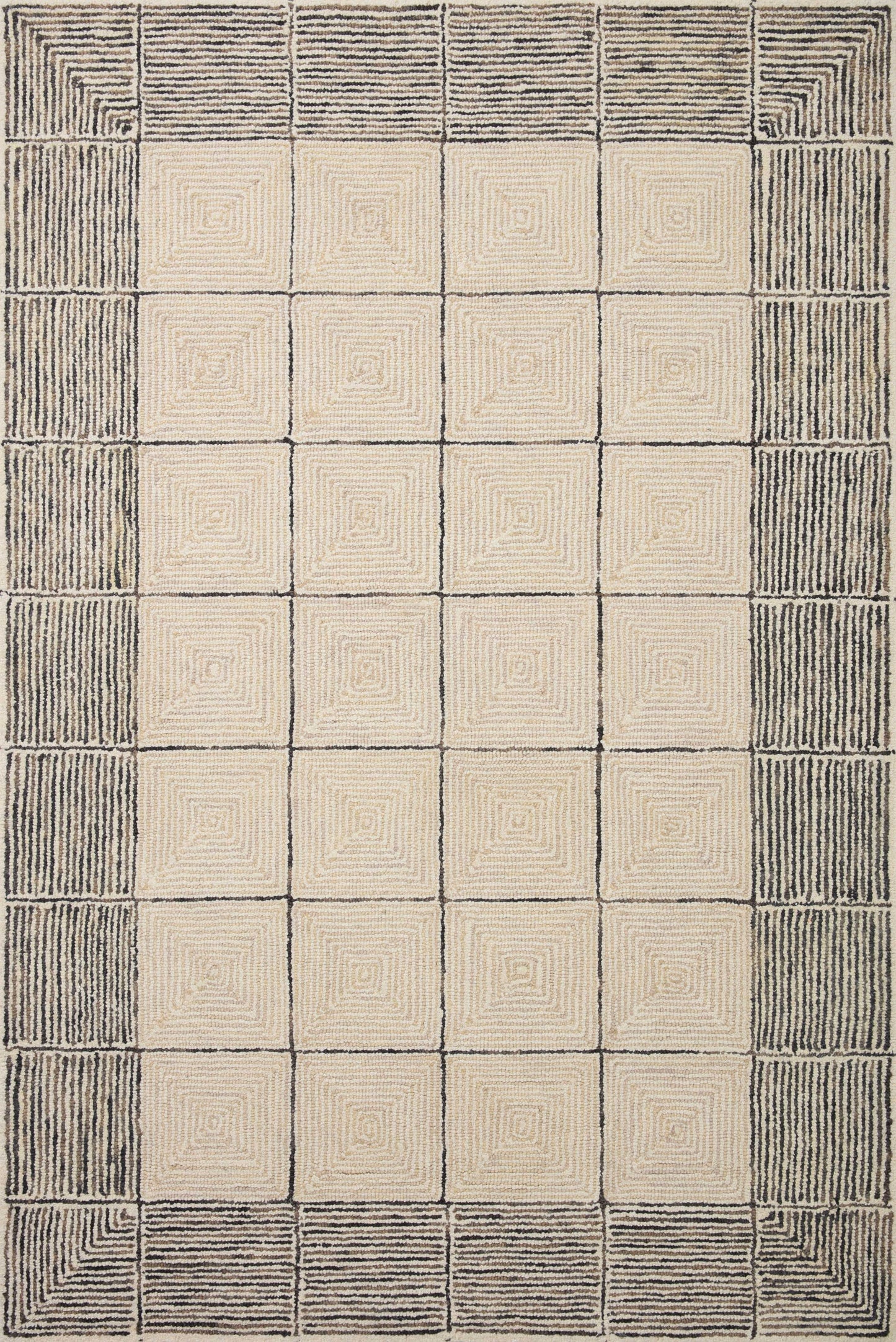 Loloi Francis FRA-02 Hooked Contemporary Area Rug by Chris Loves Julia x Loloi