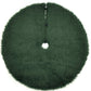 Momeni Furry Tree Skirt Solid Machine Made Modern Round Indoor Area Rug