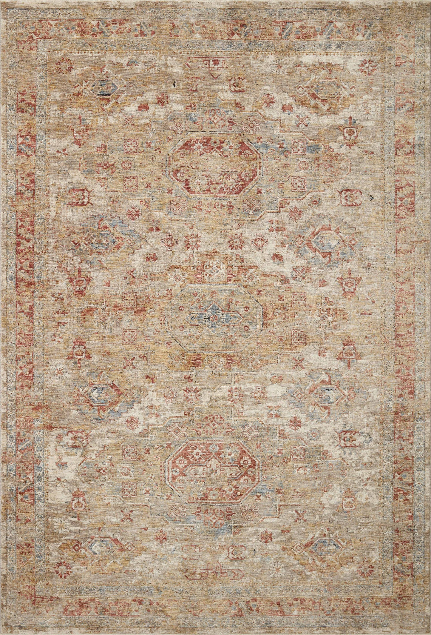 Loloi Gaia GAA-02 Power Loomed Traditional Area Rug by Loloi