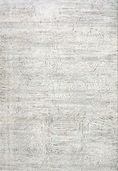 Dynamic GOLD 1351 Machine-Made Abstract Modern Area Rug