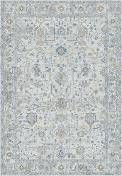 Dynamic GOLD 1357 Machine-Made Oriental Traditional Area Rug